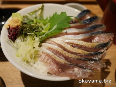 さば料理専門店 SABAR＋ 岡山店 とろさばの刺身丼 okayama.biz