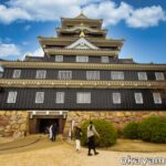 令和の大改修後の岡山城の写真画像